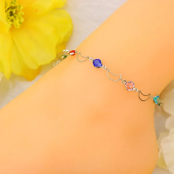 Minimalist Anklet, Sleek & Modern Design, Women’s Fashion, YC110480-A  klet - Picture 3 of 10